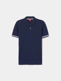 LION OF PORCHES Polos^Polo piqué slim fit com riscas