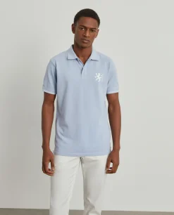 LION OF PORCHES Polos^Polo piqué slim fit em algodão