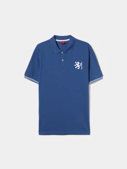 LION OF PORCHES Polos^Polo piqué slim fit em algodão