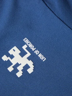 LION OF PORCHES Polos^Polo piqué slim fit em algodão