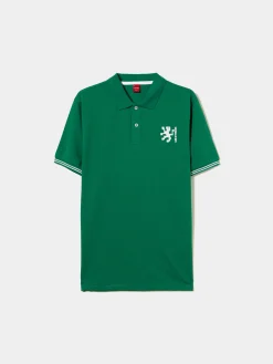 LION OF PORCHES Polos^Polo piqué slim fit em algodão