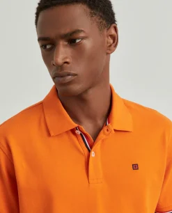 LION OF PORCHES Polos^Polo piqué slim fit em algodão