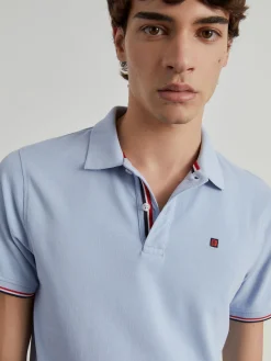 LION OF PORCHES Polos^Polo piqué slim fit em algodão