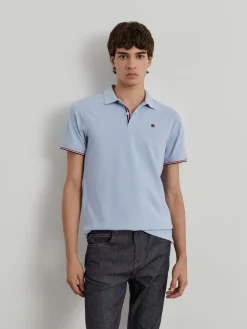 LION OF PORCHES Polos^Polo piqué slim fit em algodão