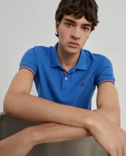 LION OF PORCHES Polos^Polo piqué slim fit em algodão