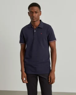 LION OF PORCHES Polos^Polo piqué slim fit em algodão