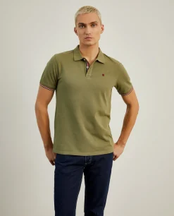 LION OF PORCHES Polos^Polo piqué slim fit em algodão