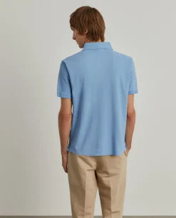 LION OF PORCHES Polos^Polo piqué slim fit garment dye