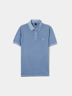 LION OF PORCHES Polos^Polo piqué slim fit garment dye