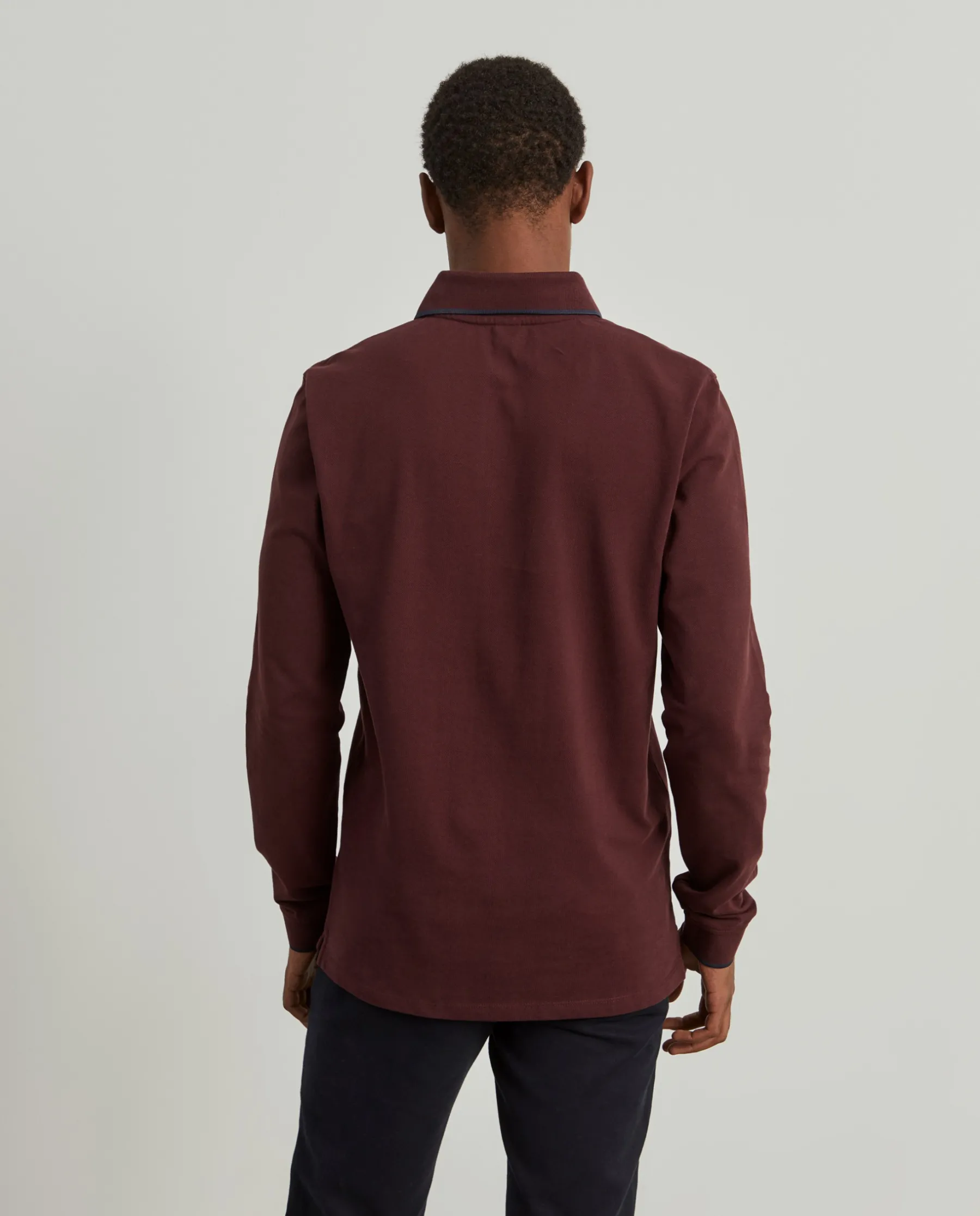 LION OF PORCHES Polos^Polo piqué slim fit manga comprida