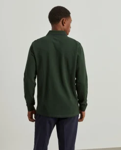 LION OF PORCHES Polos^Polo piqué slim fit manga comprida
