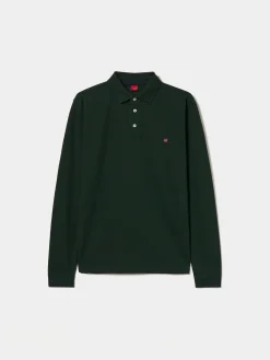 LION OF PORCHES Polos^Polo piqué slim fit manga comprida