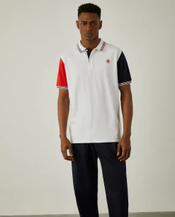 LION OF PORCHES Polos^Polo piqué slim fit tricolor