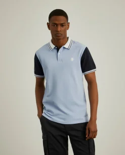 LION OF PORCHES Polos^Polo piqué slim fit tricolor
