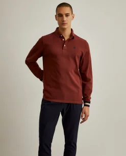 LION OF PORCHES Polos^Polo regular fit de manga comprida