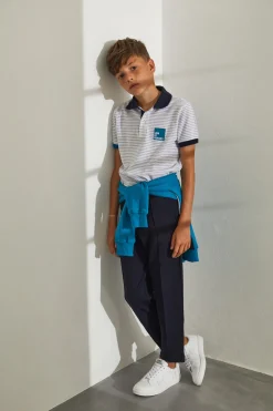 LION OF PORCHES Polos^Polo regular fit às riscas