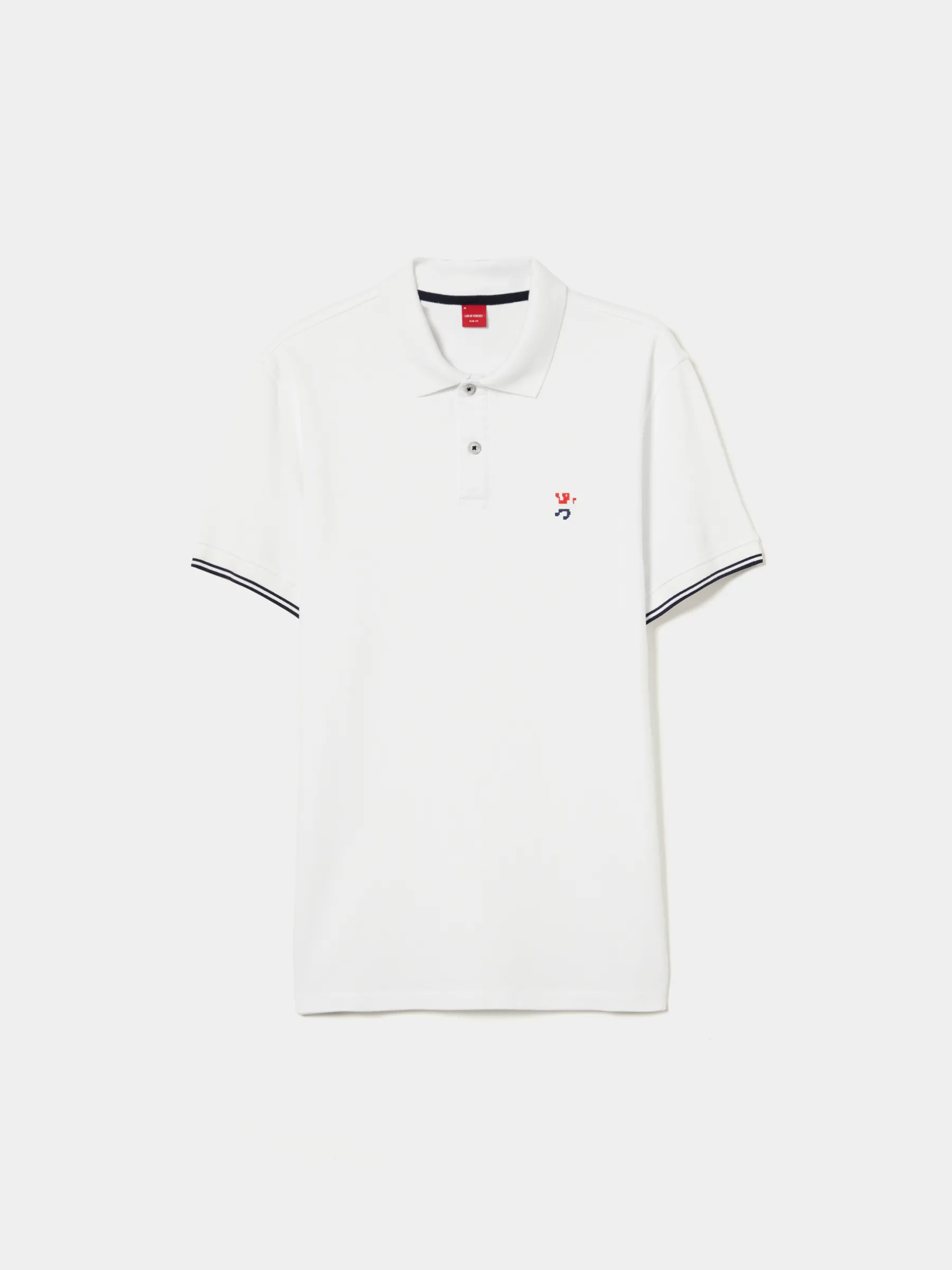LION OF PORCHES Polos^Polo slim fit 100% algodão