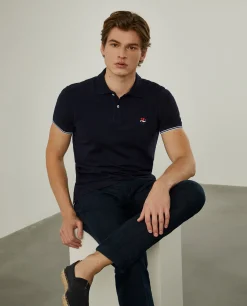 LION OF PORCHES Polos^Polo slim fit 100% algodão