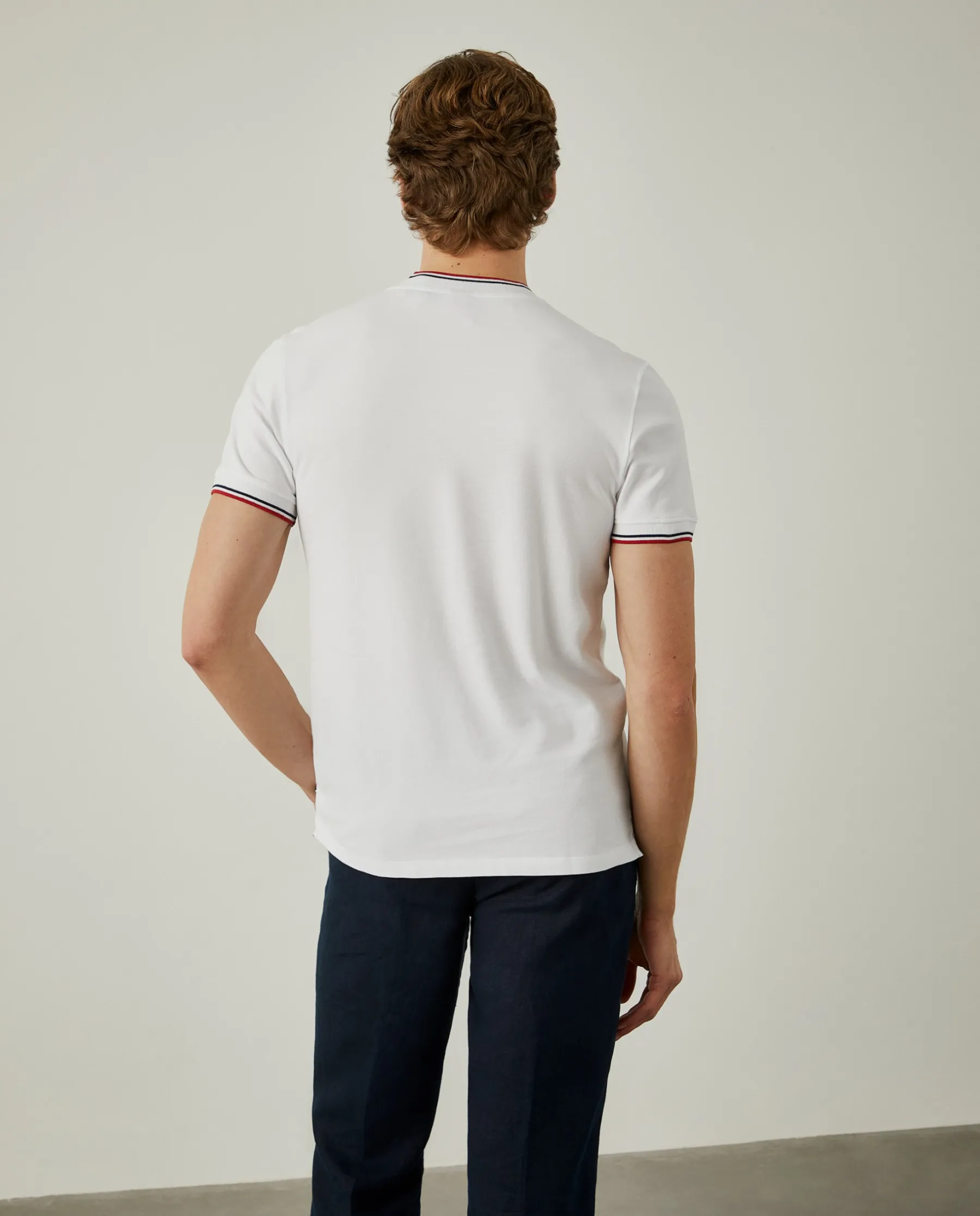 LION OF PORCHES Polos^Polo slim fit 100% algodão