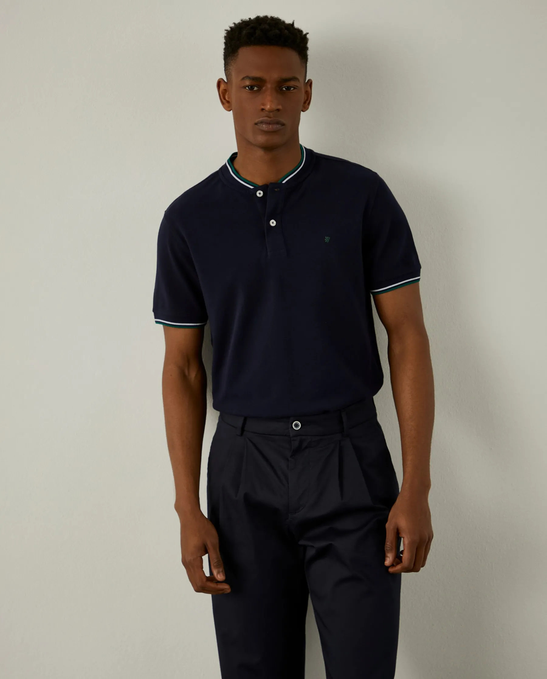 LION OF PORCHES Polos^Polo slim fit 100% algodão