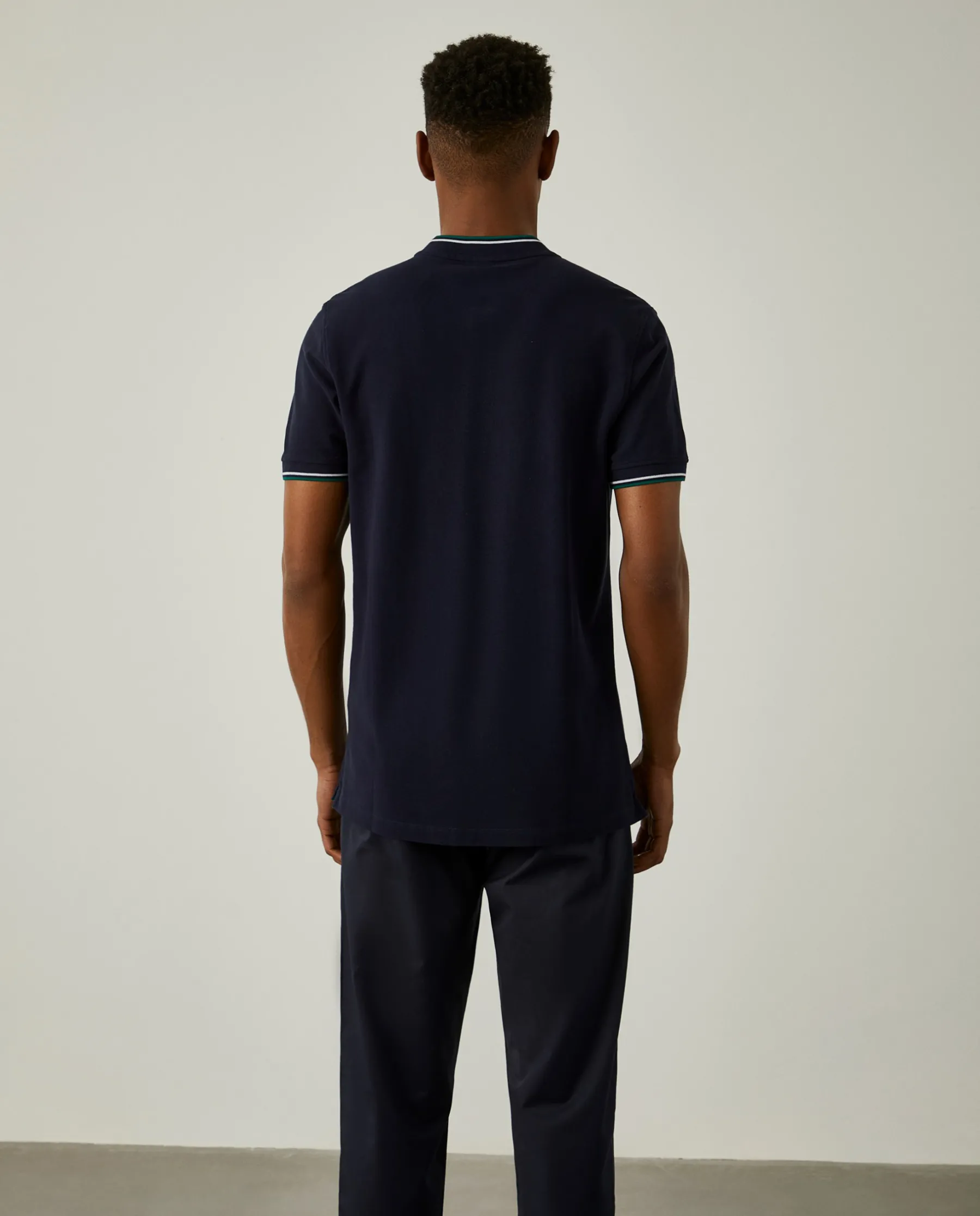 LION OF PORCHES Polos^Polo slim fit 100% algodão