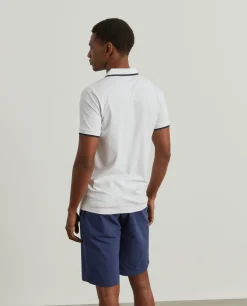 LION OF PORCHES Polos^Polo slim fit com fecho e riscas