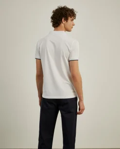 LION OF PORCHES Polos^Polo slim fit com riscas a contraste