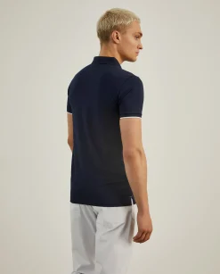 LION OF PORCHES Polos^Polo slim fit com riscas a contraste