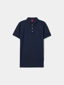 LION OF PORCHES Polos^Polo slim fit com riscas a contraste