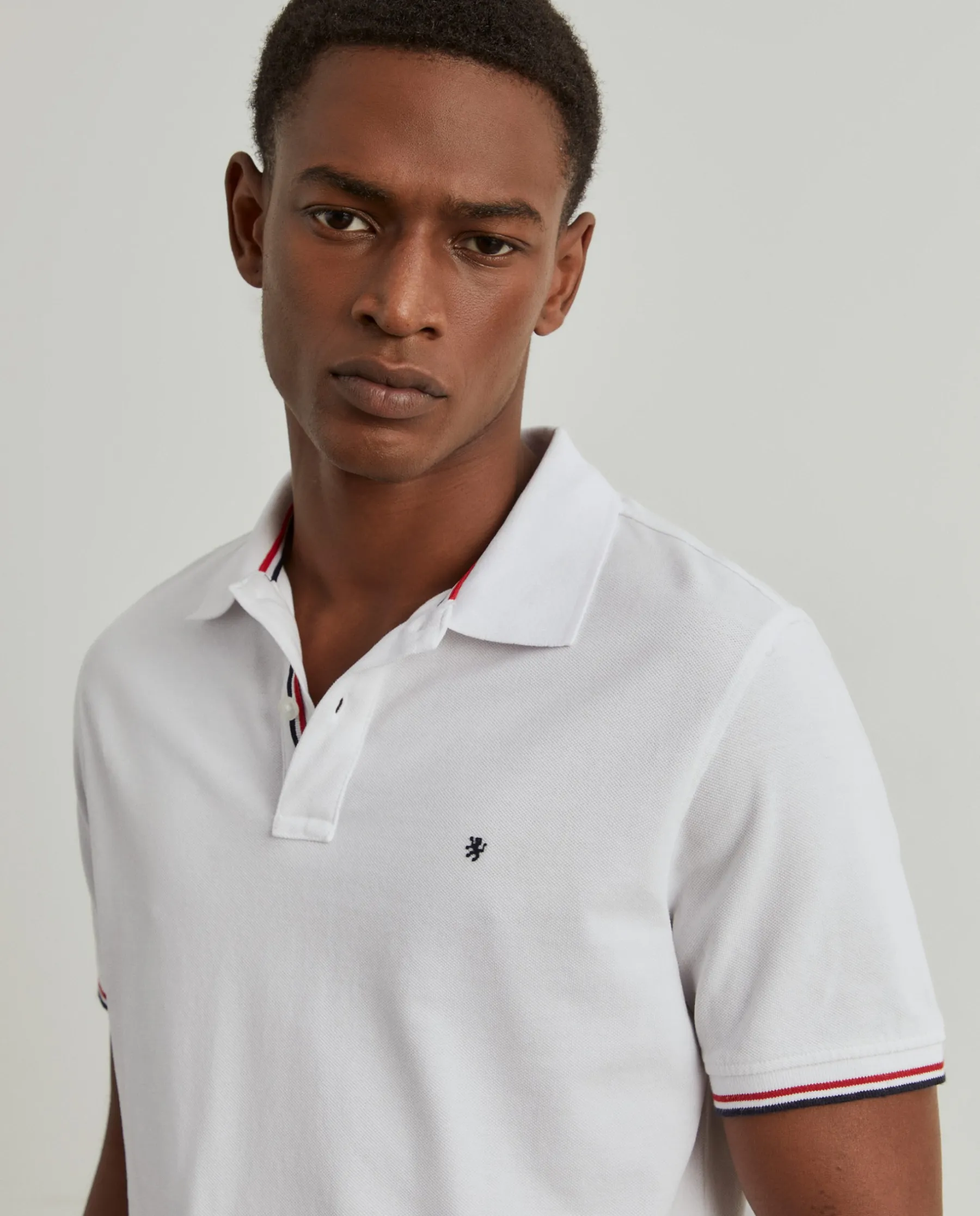 LION OF PORCHES Polos^Polo slim fit em algodão