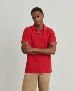 LION OF PORCHES Polos^Polo slim fit em algodão
