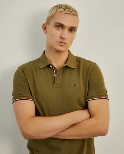 LION OF PORCHES Polos^Polo slim fit em algodão