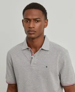 LION OF PORCHES Polos^Polo slim fit em algodão