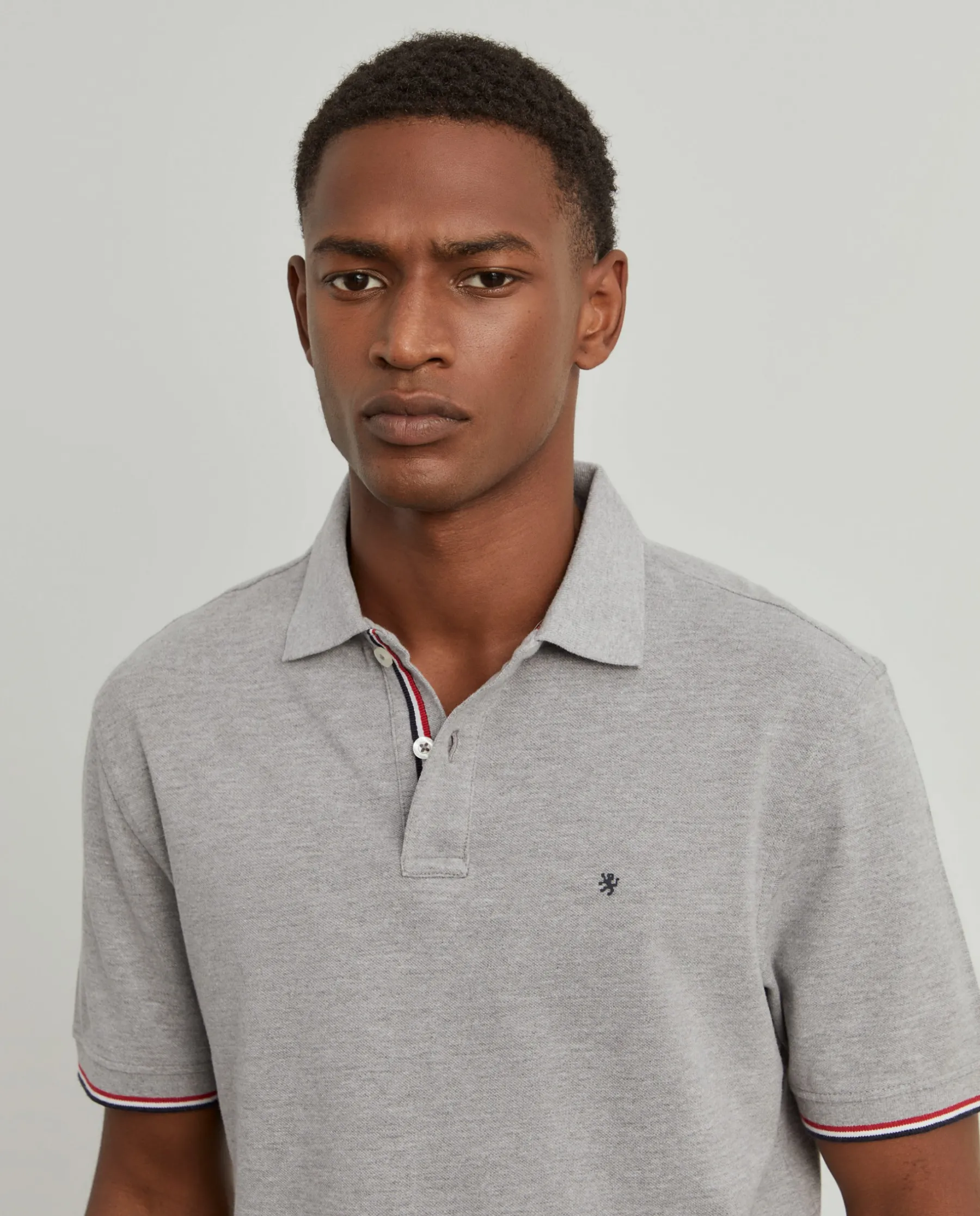 LION OF PORCHES Polos^Polo slim fit em algodão