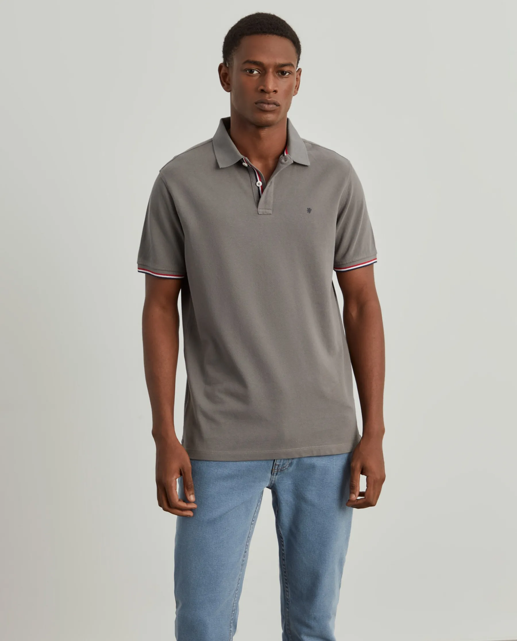 LION OF PORCHES Polos^Polo slim fit em algodão