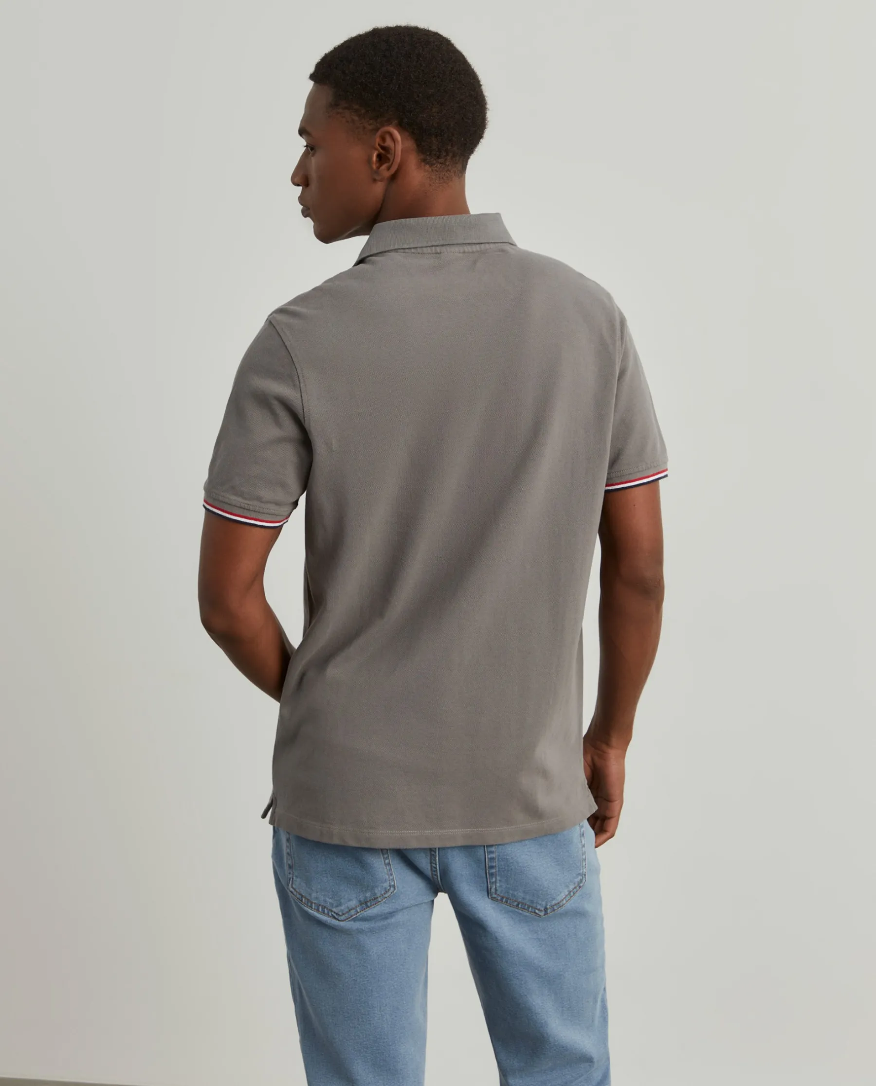 LION OF PORCHES Polos^Polo slim fit em algodão