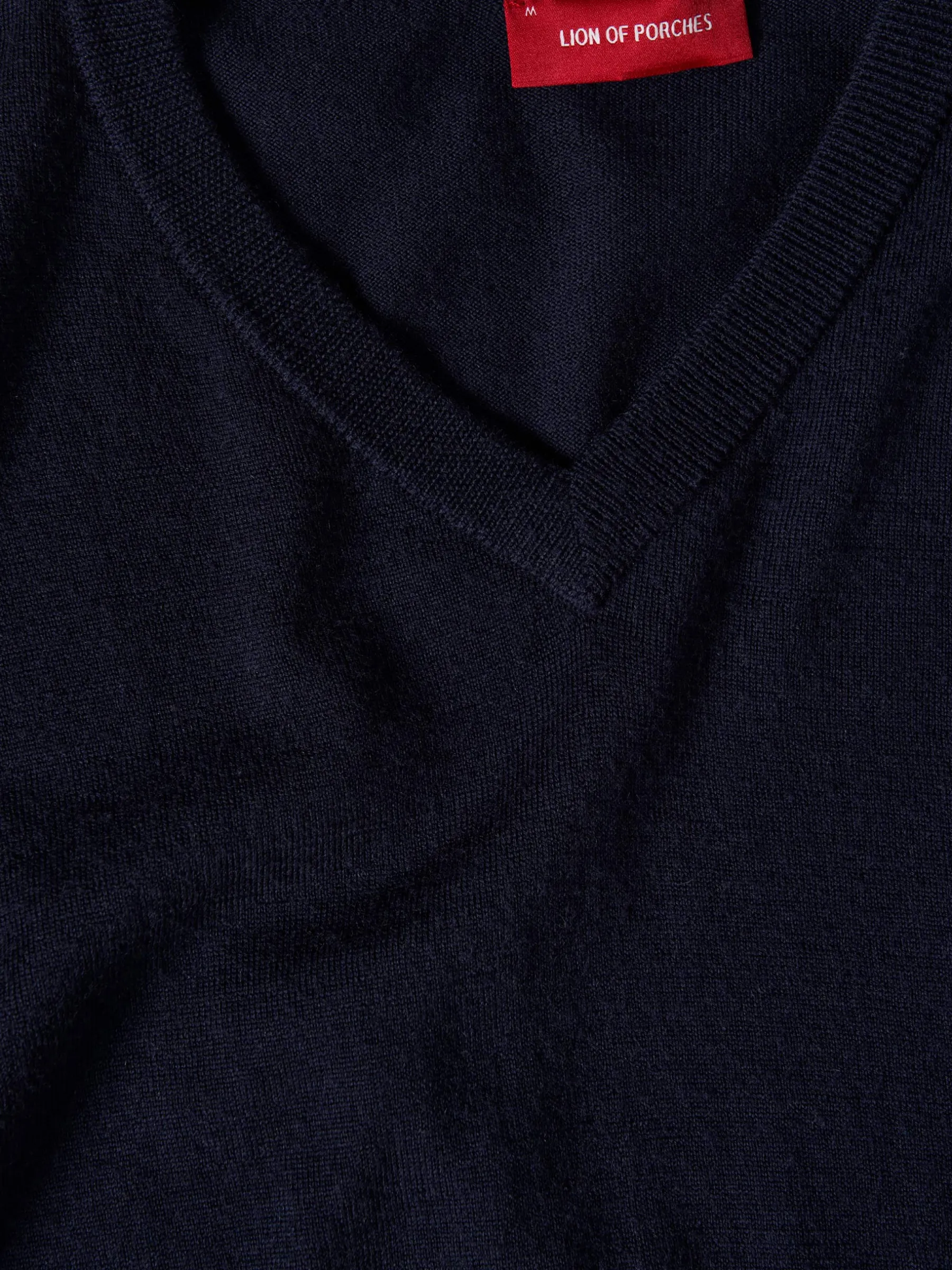 LION OF PORCHES Pullovers^Pullover de lã com decote em V