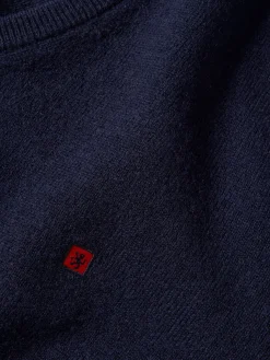 LION OF PORCHES Pullovers^Pullover de lã decote em V