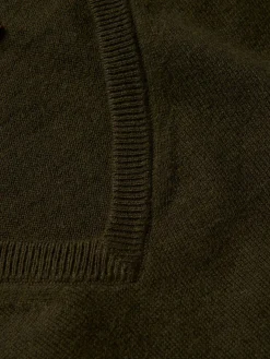 LION OF PORCHES Pullovers^Pullover decote em V algodão e caxemira