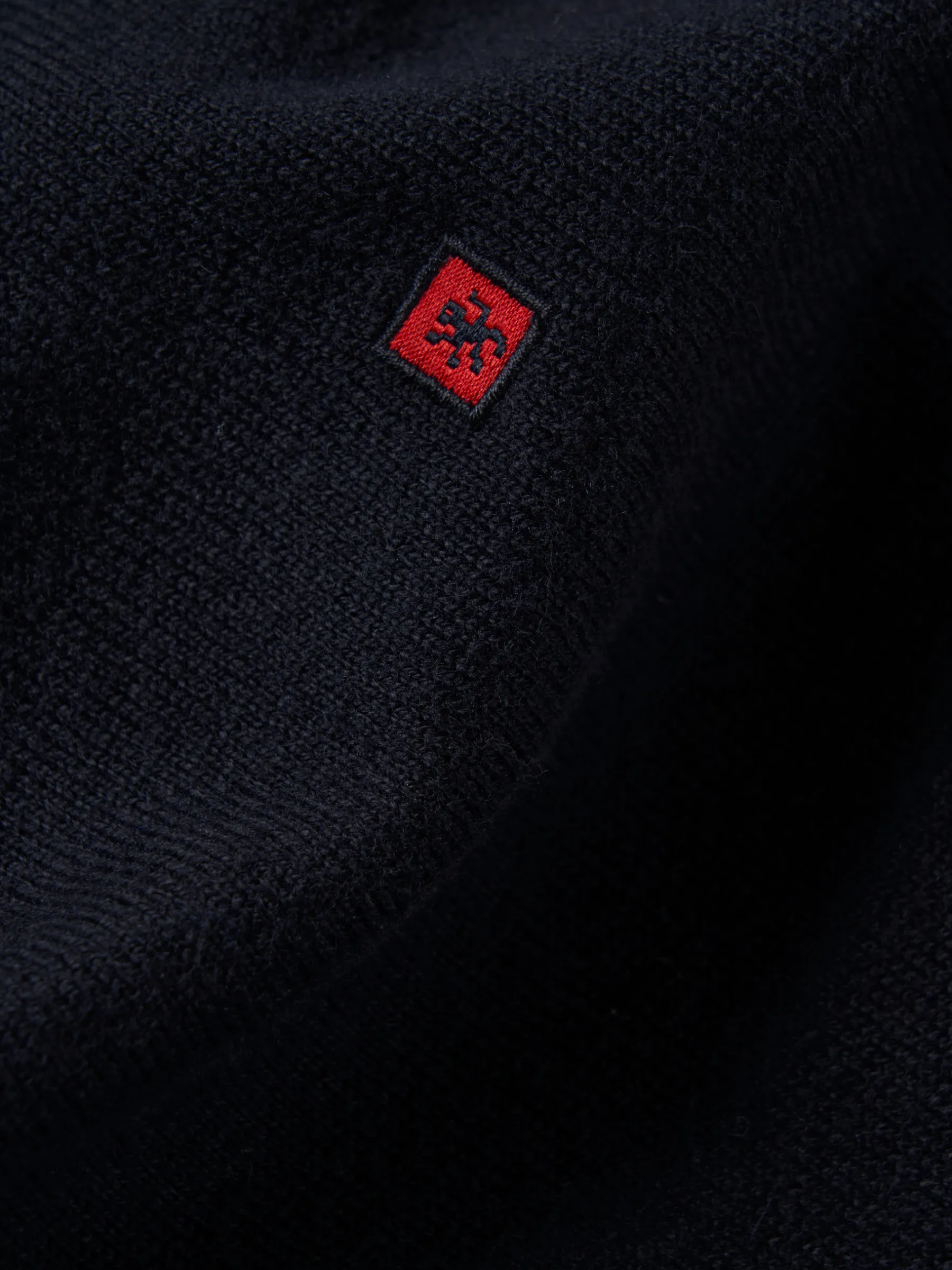 LION OF PORCHES Pullovers^Pullover decote em V de algodão e caxemira