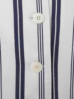 MULHER LION OF PORCHES Camisas^Sobrecamisa com riscas e cintura ajustável