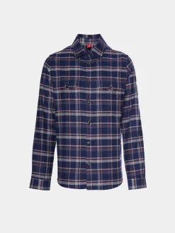LION OF PORCHES Regular Fit^Sobrecamisa em xadrez
