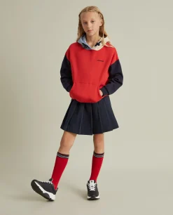 LION OF PORCHES Camisolas^Sweater color block com capuz