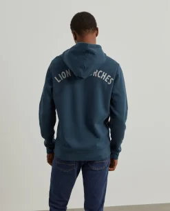 LION OF PORCHES Sweats^Sweater com capuz ajustável