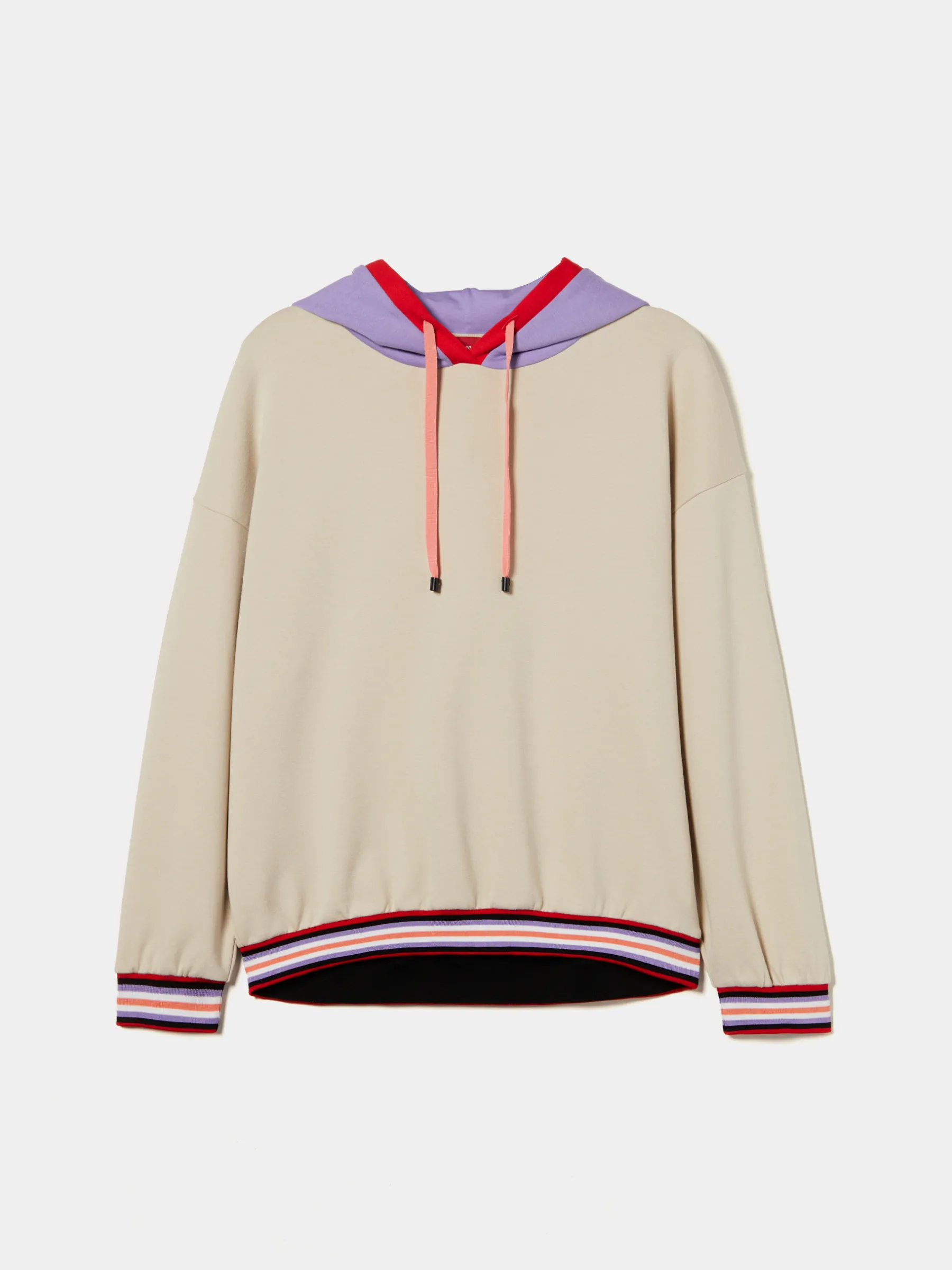 MULHER LION OF PORCHES Sweats^Sweater com capuz ajustável