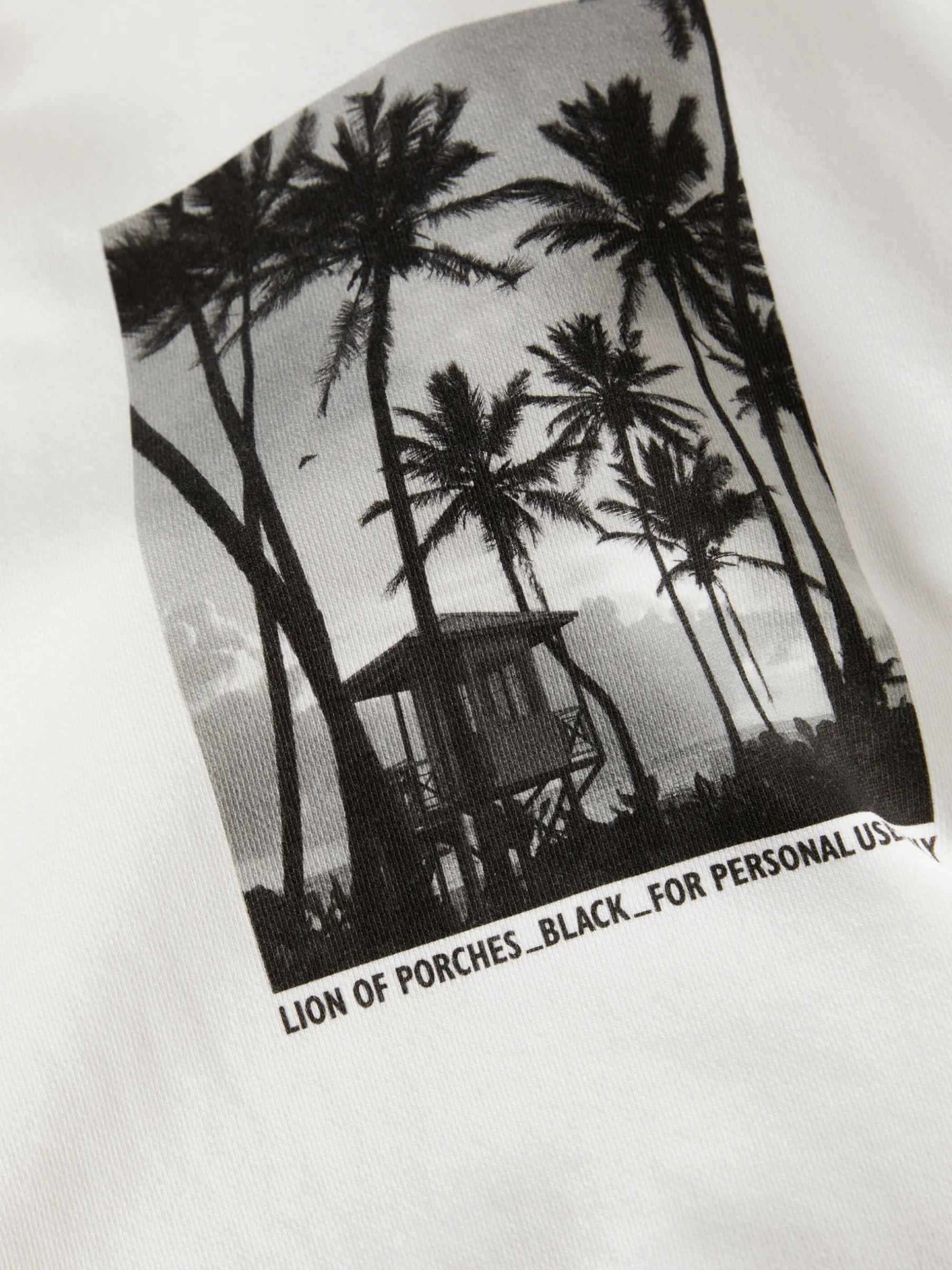 MULHER LION OF PORCHES Sweats^Sweater com capuz e estampado tropical