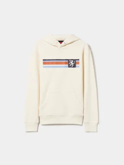 LION OF PORCHES Sweats^Sweater com capuz e estampado