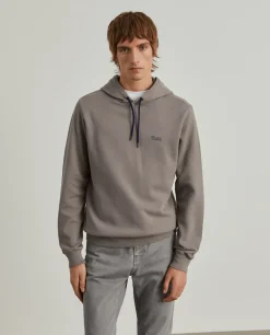 LION OF PORCHES Sweats^Sweater com capuz em malha piqué