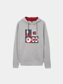 LION OF PORCHES Sweats^Sweater com estampado e capuz