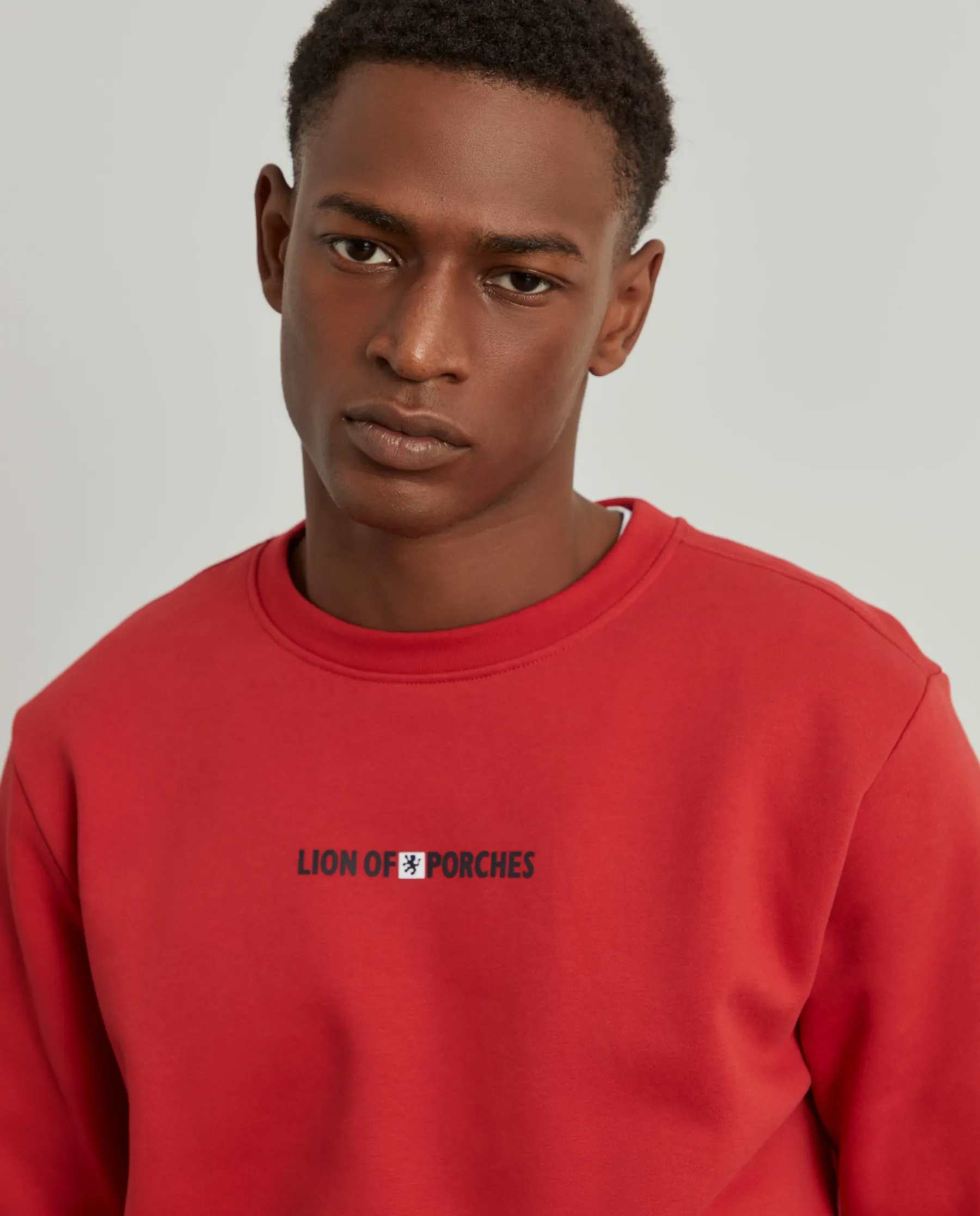 LION OF PORCHES Sweats^Sweater com estampado e interior polar